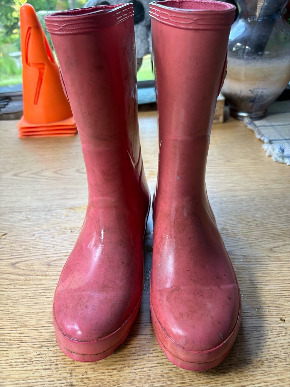 London Fog Kids Pink Rain Boots